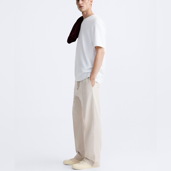 Seamed Jogger Pants Zara Mens XL - Picture 3 of 5